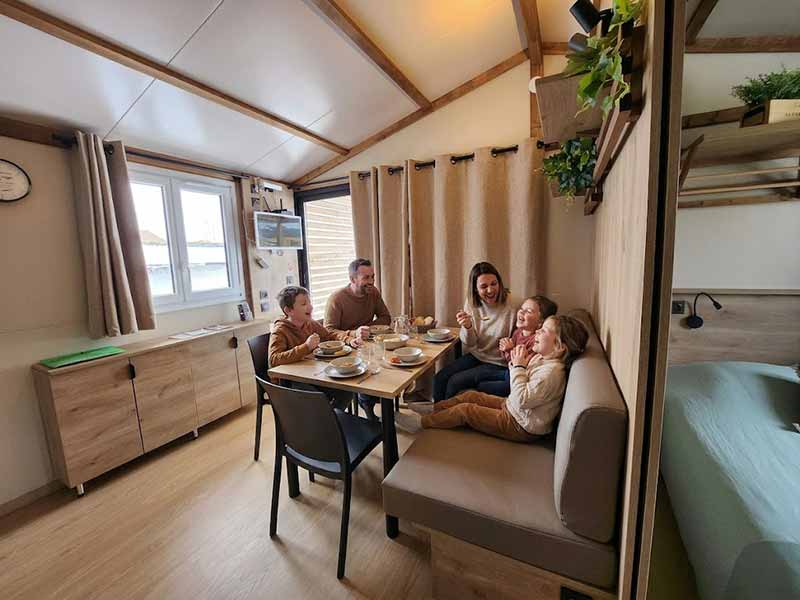 Des chalets confortables pour une famille